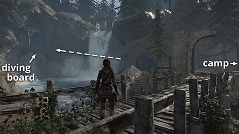 how to dive in tomb raider.